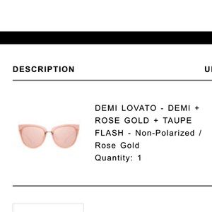 Diff Eyewear Demi Lovato